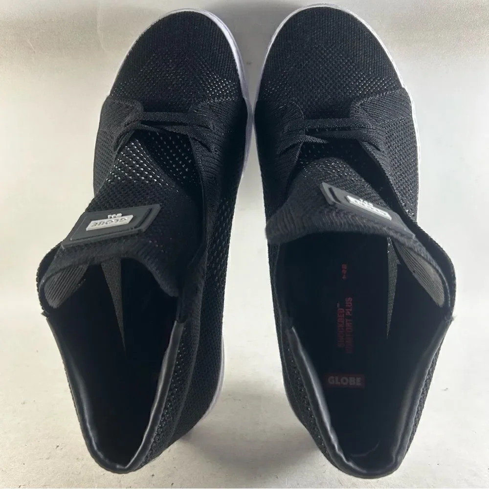 NEW Globe LA Knit Men’s Shoes High Top Sneakers Black Size 9